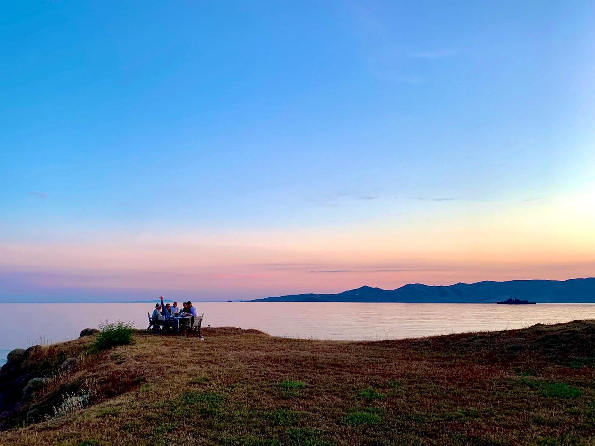Beach House Set In A Beautiful Bay Karystos  Esterno foto